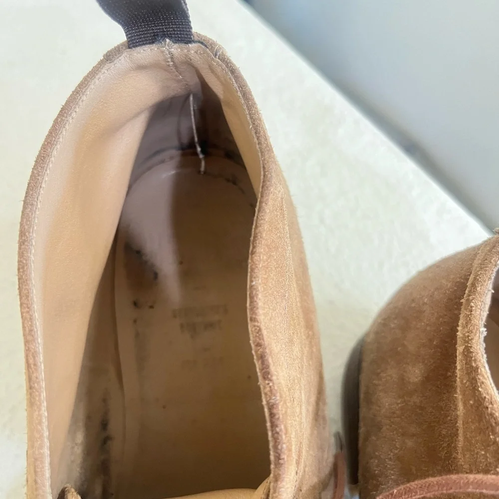 ALDO MR B's Gentlemen Tan Suede Laced Chukka Boots Mens Size 10 Casual Work